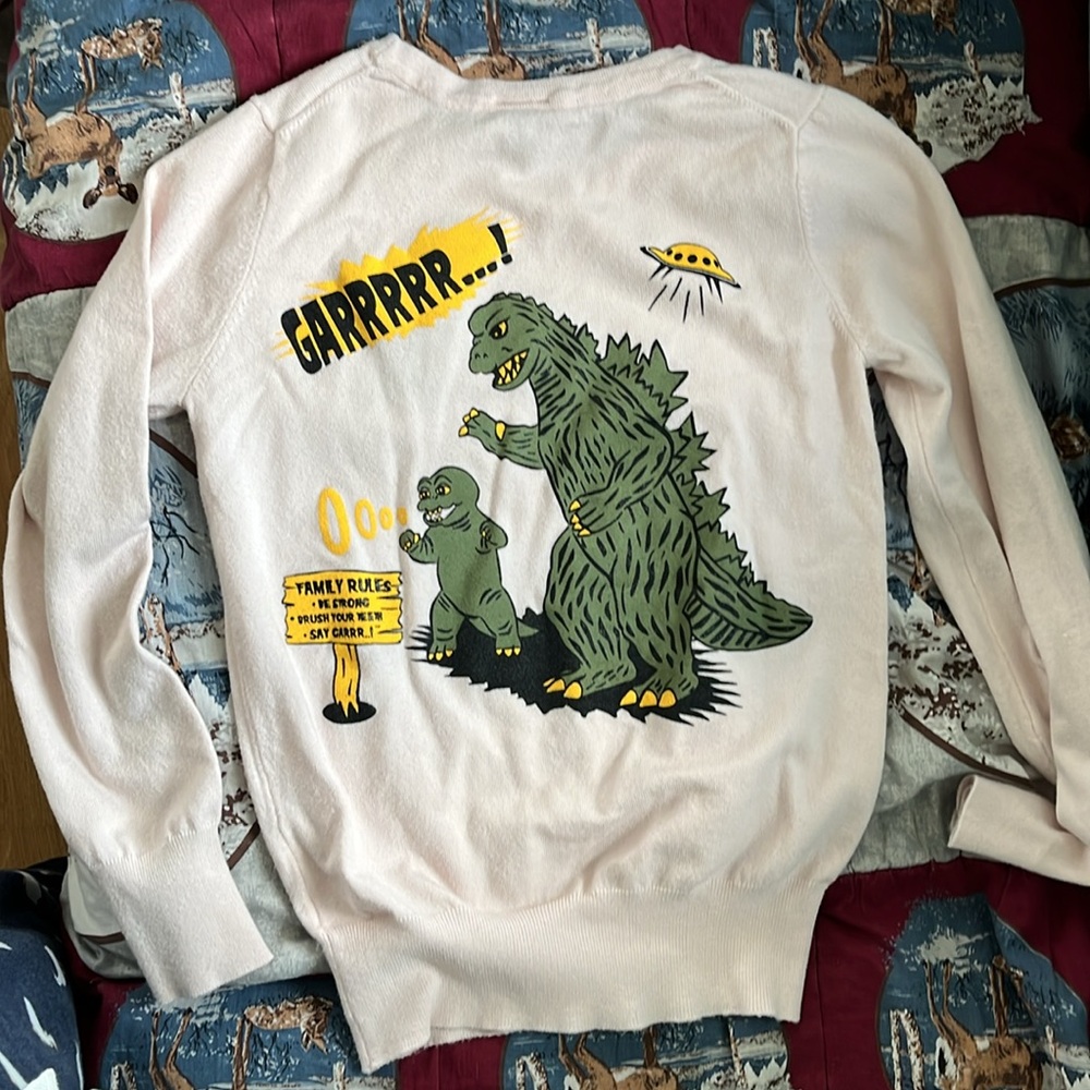 Miss Ladybug Godzilla sweater - Picture 4 of 6